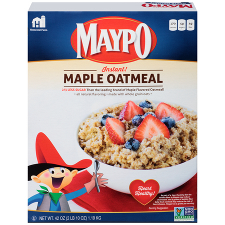 Maypo Cereal Maypo Oatmeal Maple Sodium-Free Instant 43107